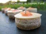 Mini Cheesecakes au Saumon Fumé
