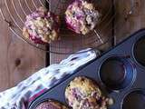 Muffins aux fruits rouges coeur de framboise