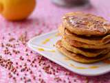 Pancakes kasha, amande et citron