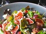 Salade Automnale, Figue et Fromage