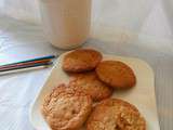 Cookies fourrés beurre de cacahuètes crunchy (Cookies filled crunchy peanut butter)
