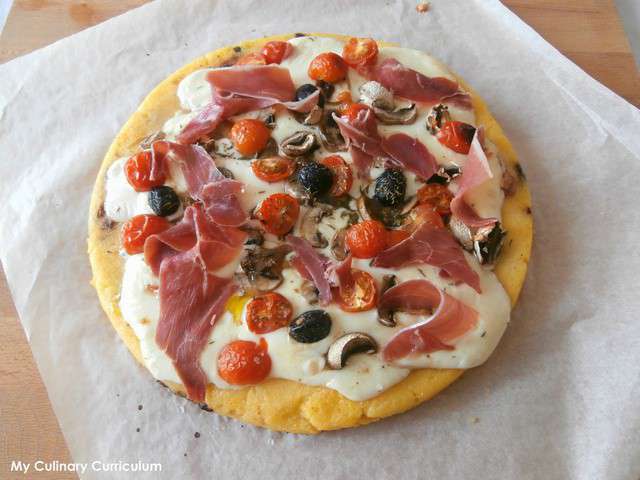 recette Galettes de riz à la mozzarella et au prosciutto pour 4