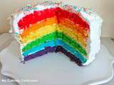 Rainbow cake (gâteau arc en ciel)