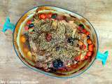 Rouelle de porc tomates, olives et herbes de Provence (Rouelle pork tomatoes, with olives and Provence herbs)