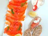 Saumon gravlax (Gravlax salmon)