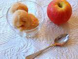 Sorbet à la pomme cuite au sirop façon compote de pommes (Baked apple sorbet how to applesauce syrup)