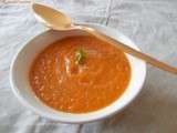 Soupe de carotte coriandre curry