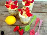 Tiramisu fraises et lemon curd (Lemon curd and strawberry tiramisu)