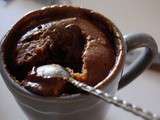 Mugcake chocolat & poudre d’amandes