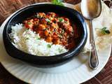 Chickpea and carrot curry,  butter chicken style  // Curry de pois chiches et carottes