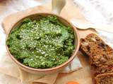 Wild garlic and kale pesto // Pesto d'ail des ours et de chou kale