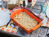 Crumble salé de butternut et patate douce