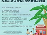 6 Mistakes That People Make When Eating At a Beach Side Restaurant