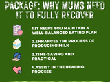 Confinement Food Package: Why Mums Need It To Fully Recover