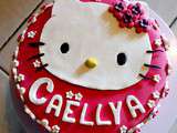 Hello Kitty Flowers CakeDesign – Caëllya 1 an