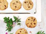 Cookies choco-avoine sans gluten - Gluten-free chocolate chip cookies with oats