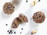 Muffins crus aux myrtilles séchées - Raw blueberry muffins