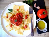 Pâtes à la Sauce Tomate – Ail – Huile d’olive