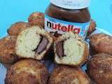 Muffins crumble au coeur de Nutella