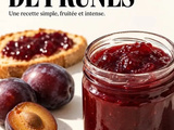 Confiture de prunes : 20 minutes de cuisson et le test qui évite le pot liquide