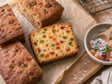 Gâteau aux fruits confits facile : 160°c, fruits farinés et mie moelleuse