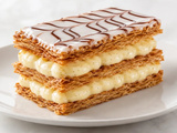 Mille-feuille facile : trois couches croustillantes et une crème bien lisse