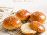 Pain burger Thermomix : 6 buns moelleux, 2 pousses et 90 g par pâton