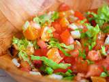 Salade tomate-clémentine