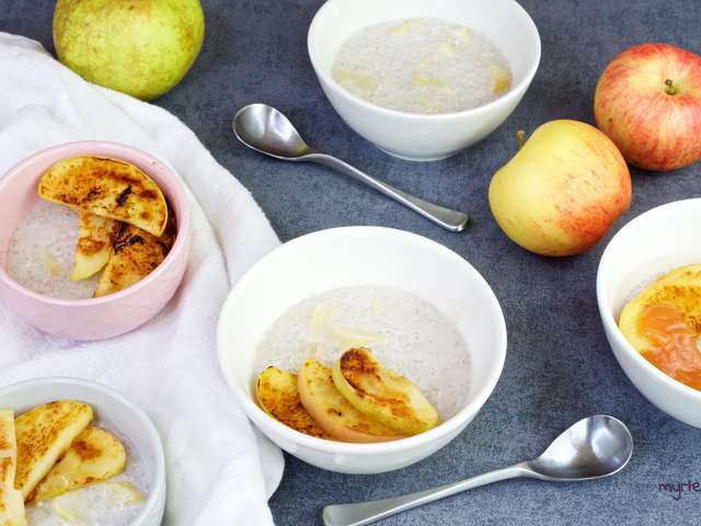 Recettes De Tapioca Et Pomme