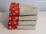 Zéro déchet #2 mes serviettes de table en lin et coton
