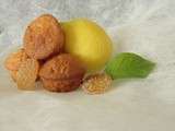 Muffin au citron et au gingembre confit