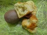 Muffins choco-coco kiwi