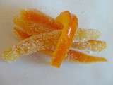 Zestes d'orange et mandarine confits