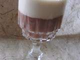 Panna Cotta lait de coco et crème au chocolat