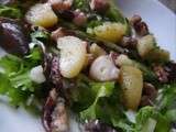 Salade au poulpe et pommes de terre