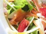 Salade composée saumon fumé et poires