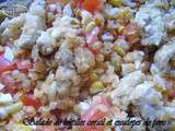 Salade de lentilles corail et porc