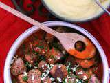 Cheddar meatballs : les boulettes de viande sauce tomate, coeur de cheddar