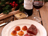 Pavé de bœuf au poivre, pommes duchesse maison, Château de Rochemorin rouge 2015 (Menu de Noël 2025 🎄)
