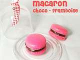 Macaron Choco-Framboise intense