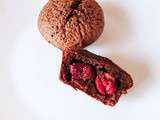 Muffin simple au Chocolat et Cerises