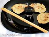 Pancake Coréen au boeuf Pimenté