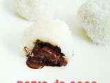 Perle de coco au chocolat - une jolie invention