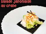 Salade Japonaise au crabe