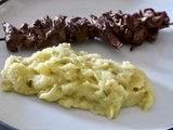 Purée pommes de terre et courgettes