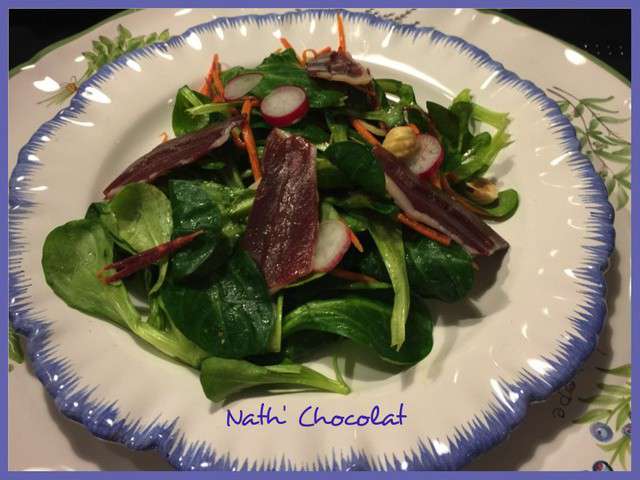Recettes de Salade magret de canard