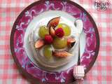 Pavlova aux figues et aux raisins (sans lactose)