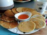 Pancakes au mascarpone et graines de pavot