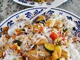 Déjeuner à New Dehli : Curry de dinde