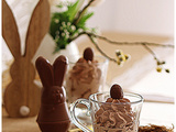 Colis la rochere et mousse au chocolat extra, sans oeufs, rapide et gourmande.....Miam!!! Belle idée pour Pâques